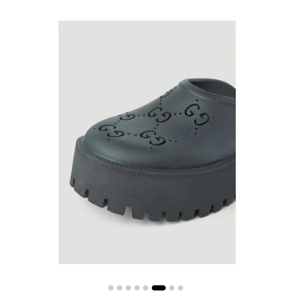 Gucci Black Slide Clogs - Picture 2 of 5